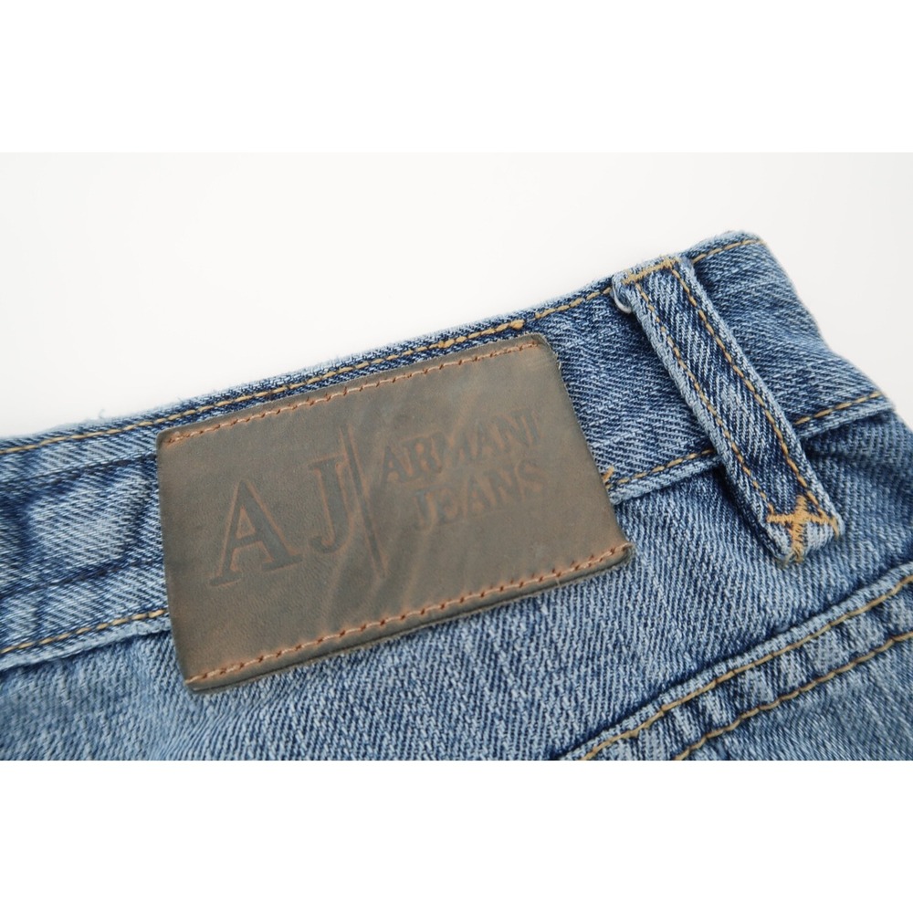 Armani Jeans Mens 31 Straight Light Wash Denim Mid‎ Rise Stretch 31x33 - Picture 3 of 8